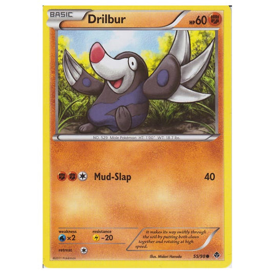 Pokemon - Black & White - Emerging Powers - Drilbur 55/98