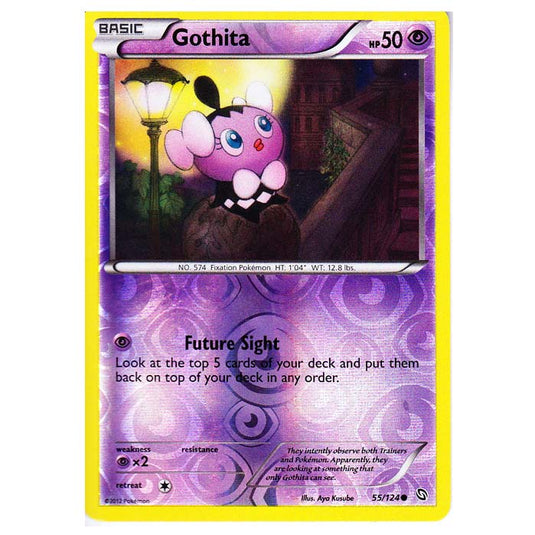 Pokemon - Black & White - Dragons Exalted - (Reverse Holo) Gothita - 55/124