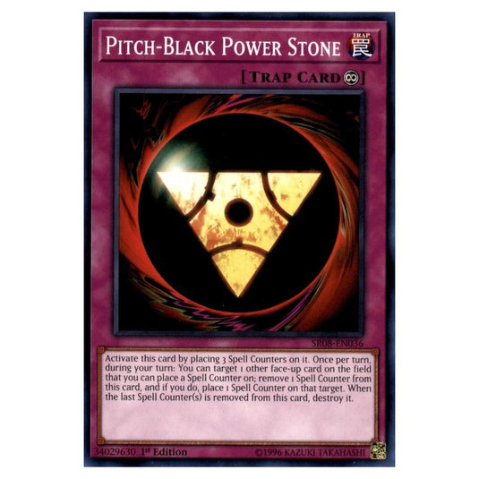Yu-Gi-Oh! - Structure Deck - Order of the Spellcasters - Pitch-Black Power Stone (Common) SR08-EN036