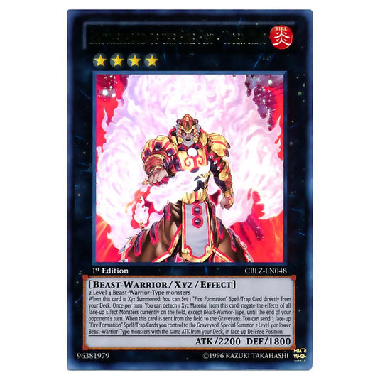 Yu-Gi-Oh! - Cosmo Blazer - Brotherhood of the Fire Fist - Tiger King (Ultra Rare) CBLZ-EN048