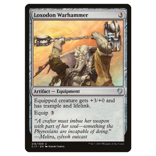 Magic The Gathering - Commander 2017 - Loxodon Warhammer - 216/309