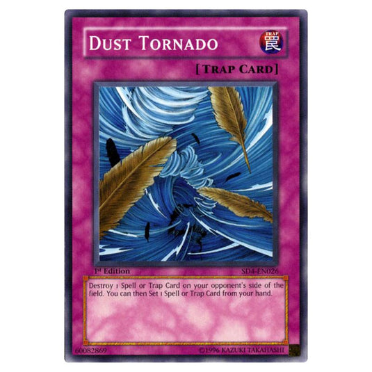 Yu-Gi-Oh! - Structure Deck - Fury from the Deep - Dust Tornado (Common) SD4-EN026