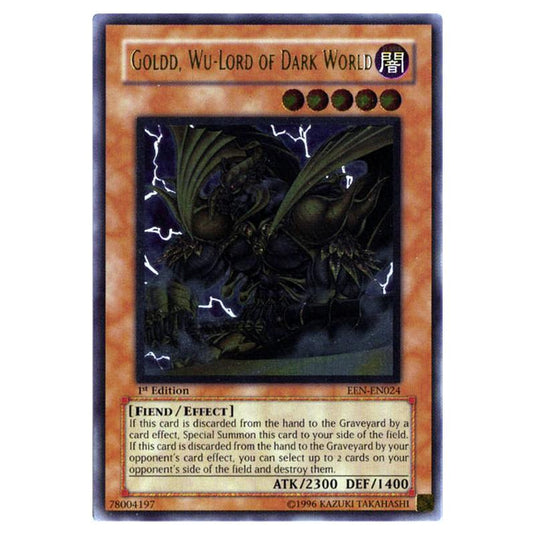 Yu-Gi-Oh! - Elemental Energy - Goldd, Wu-Lord of Dark World (Ultimate Rare) EEN-EN024