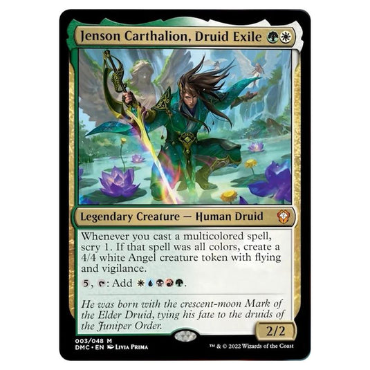Magic The Gathering - Commander: Dominaria United - Jenson Carthalion, Druid Exile - 003/048