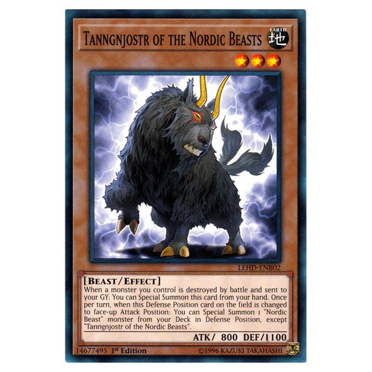 Yu-Gi-Oh! - Legendary Hero Decks - Tanngnjostr of the Nordic Beasts (Common) LEHD-ENB02