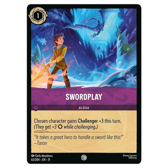 Lorcana - Winterspell - Swordplay (Common) - 063/204