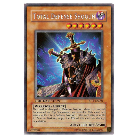 Yu-Gi-Oh! - Collectible Tins 2004 - Total Defense Shogun (Secret Rare) CT1-EN001