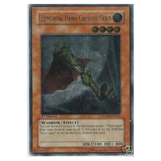 Yu-Gi-Oh! - Force of the Breaker - Elemental HERO Captain Gold (Ultimate Rare) FOTB-EN014