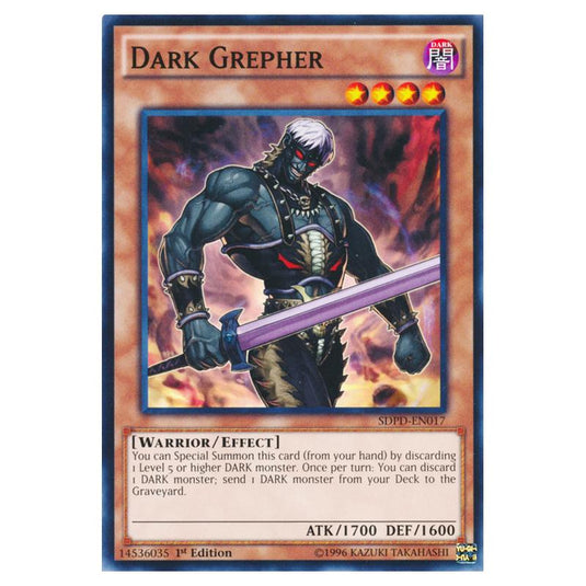 Yu-Gi-Oh! - Pendulum Domination Structure Deck - Dark Grepher (Common) SDPD-EN017