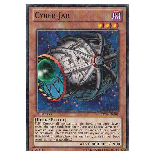 Yu-Gi-Oh! - Battle Pack - Epic Dawn - Cyber Jar (Starfoil Rare) BP01-EN002