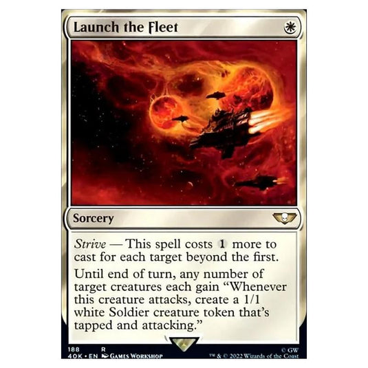 Magic The Gathering - Universes Beyond - Warhammer 40k - Launch the Fleet - 188/168
