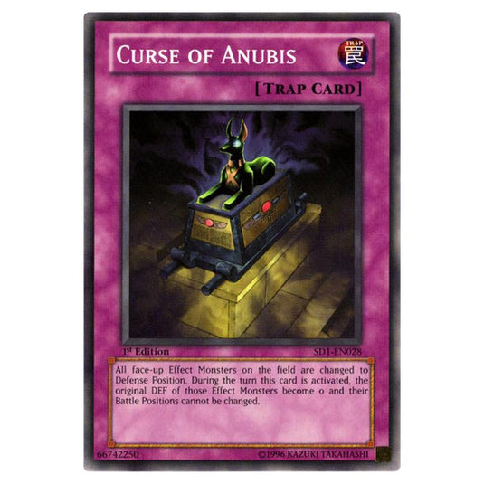 Yu-Gi-Oh! - Structure Deck - Dragon\\'s Roar - Curse of Anubis (Common) SD1-EN028