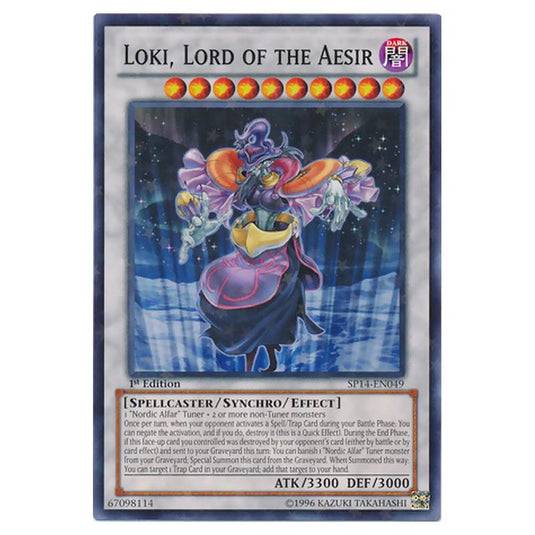 Yu-Gi-Oh! - Star Pack 2014 - Loki, Lord of the Aesir (Starfoil Rare) SP14-EN049