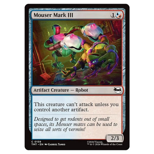 Magic The Gathering - Teenage Mutant Ninja Turtles - Mouser Mark III - 0159