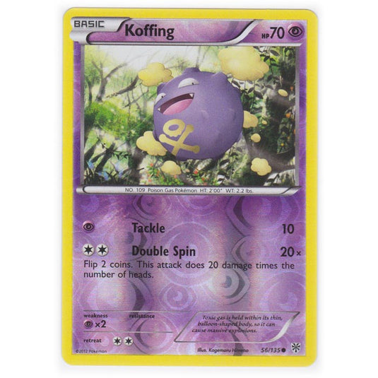 Pokemon - Black & White - Plasma Storm (Reverse Holo) - Koffing - 56/135