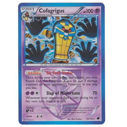 Pokemon - Black & White - Plasma Freeze - Cofagrigus - 56/116