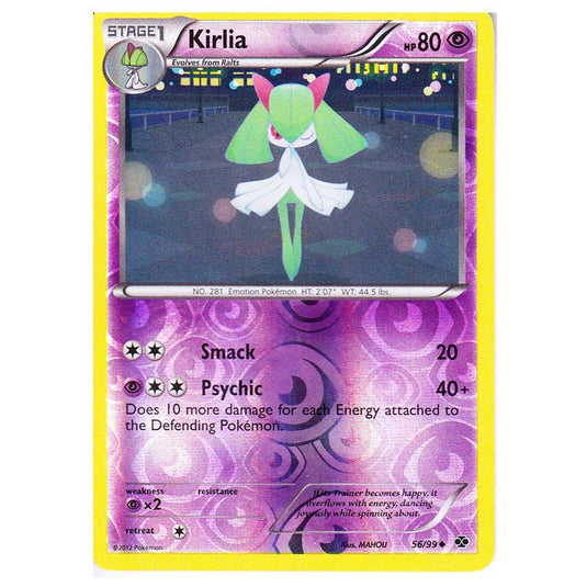 Pokemon - Black & White - Next Destinies - (Reverse Holo) Kirlia 56/99