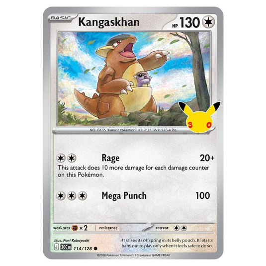 Pokemon - 30th Celebration - Kangaskhan - 114/128