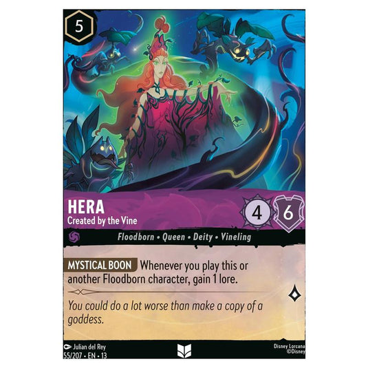 Lorcana - Attack of the Vine! - Hera - Created by the Vine (Uncommon) - 55/207