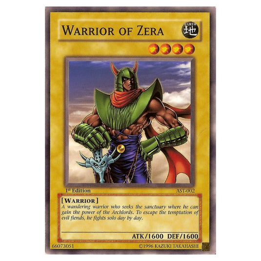 Yu-Gi-Oh! - Ancient Sanctuary - Warrior of Zera (Short Print) AST-002