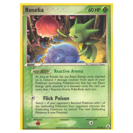 Pokemon - EX Legend Maker - Roselia - 42/92