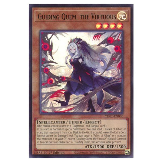 Yu-Gi-Oh! - The Chronicles Deck - The Fallen & The Virtuous - Guiding Quem, the Virtuous (Ultra Rare) - CH01-EN006