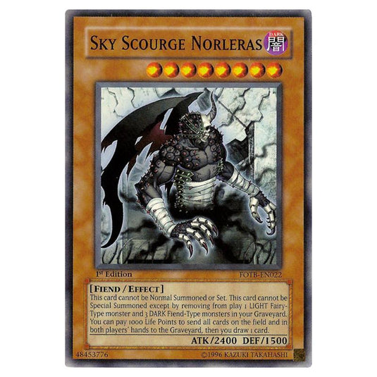 Yu-Gi-Oh! - Force of the Breaker - Sky Scourge Norleras (Super Rare) FOTB-EN022