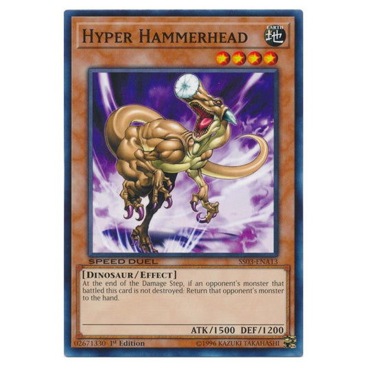 Yu-Gi-Oh! - Speed Duel Starter Decks - Ultimate Predators - Hyper Hammerhead (Common) SS03-ENA13