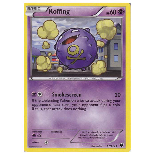 Pokemon - Black & White - Plasma Storm - Koffing - 57/135