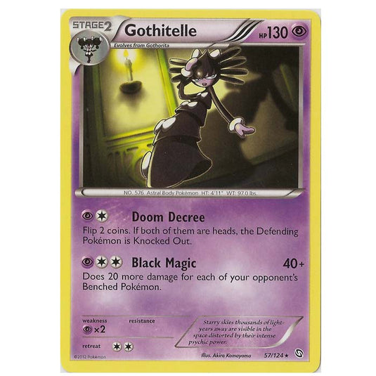 Pokemon - Black & White - Dragons Exalted - Gothitelle - 57/124