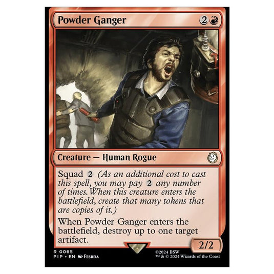 Magic The Gathering - Universes Beyond - Fallout - Powder Ganger - 0065