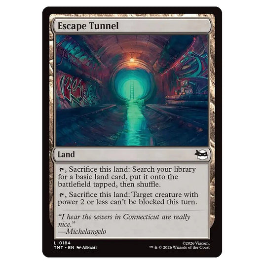 Magic The Gathering - Teenage Mutant Ninja Turtles - Escape Tunnel - 0184