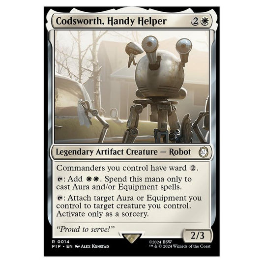 Magic The Gathering - Fallout - Codsworth, Handy Helper - 14 (Foil)