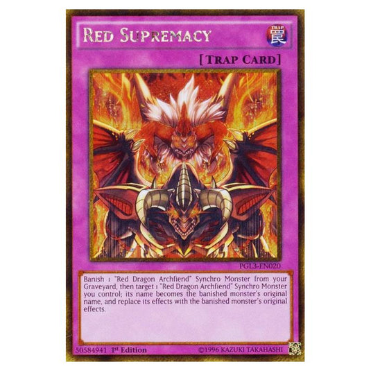 Yu-Gi-Oh! - Premium Gold - Infinite Gold - Red Supremacy (Gold Secret Rare) PGL3-EN020