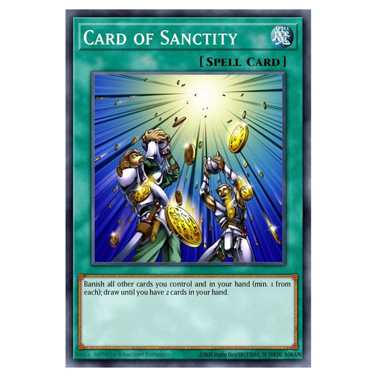 Yu-Gi-Oh! - Yugi's Legendary Decks - Card of Sanctity (Common) YGLD-ENC27