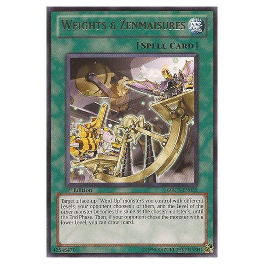 Yu-Gi-Oh! - Order of Chaos - Weights & Zenmaisures (Rare) ORCS-EN055