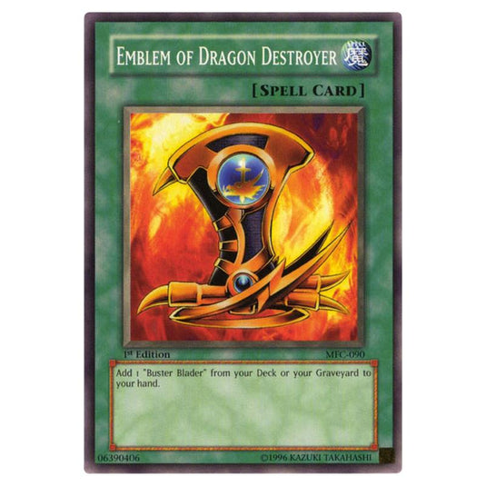 Yu-Gi-Oh! - Magician\'s Force - Emblem of Dragon Destroyer (Common) MFC-090