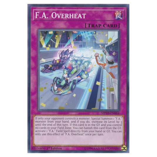 Yu-Gi-Oh! - 2019 Gold Sarcophagus Tin Mega Pack - F.A. Overheat (Common) MP19-EN064