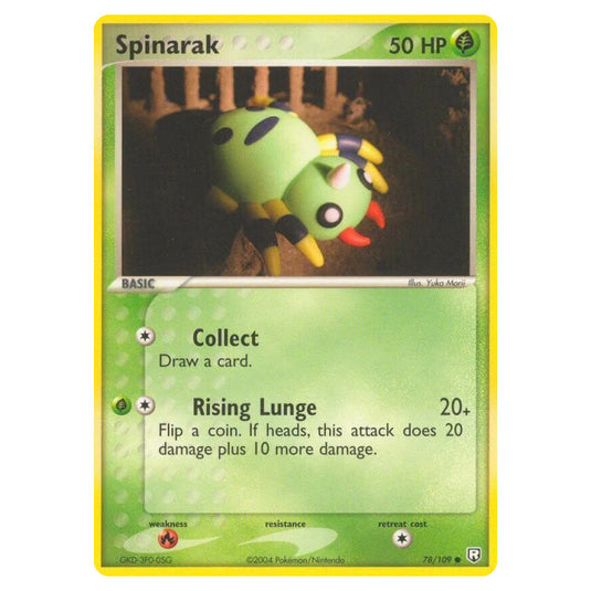 Pokemon - EX Team Rocket Returns - Spinarak - 078/109
