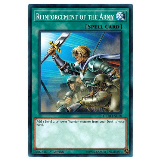 Yu-Gi-Oh! - Legendary Hero Decks - Reinforcement of the Army (Common) LEHD-ENC18