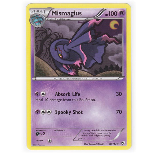 Pokemon - Black & White - Legendary Treasures - Mismagius - 58/113