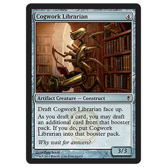 Magic the Gathering - Conspiracy - Cogwork Librarian - 58/210