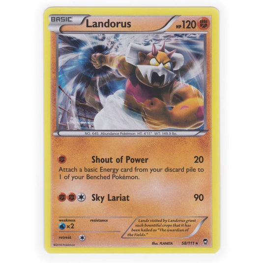 Pokemon - XY Furious Fists - Landorus - 58/111