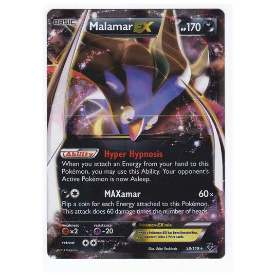 Pokemon - XY Phantom Forces - Malamar EX - 58/119