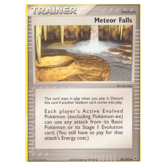 Pokemon - EX Deoxys - Meteor Falls - 089/107
