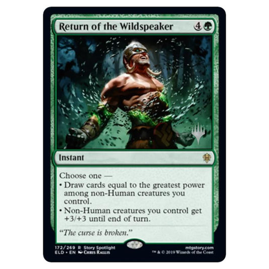 Magic The Gathering - Throne of Eldraine Promos - Return of the Wildspeaker - 172/269
