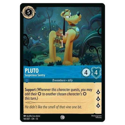 Lorcana - Attack of the Vine - Pluto - Suspicious Sentry (Common) - 161/207