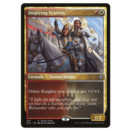 Magic The Gathering - Throne of Eldraine Promos - Inspiring Veteran - 189/269