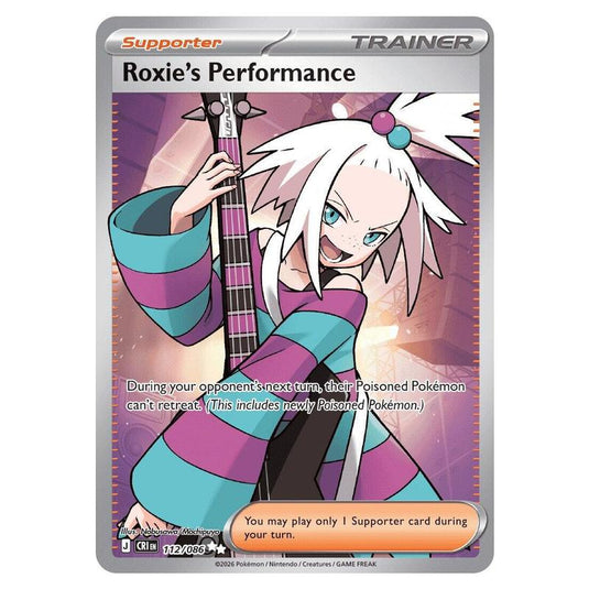Pokemon - Mega Evolution - Chaos Rising - Roxie's Performance - 112/086