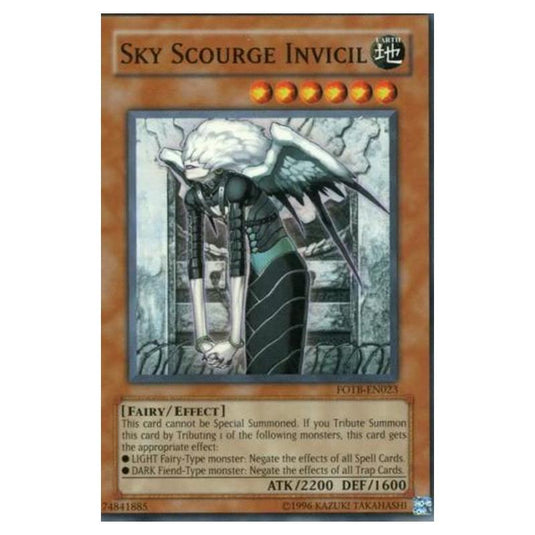 Yu-Gi-Oh! - Force of the Breaker - Sky Scourge Invicil (Super Rare) FOTB-EN023